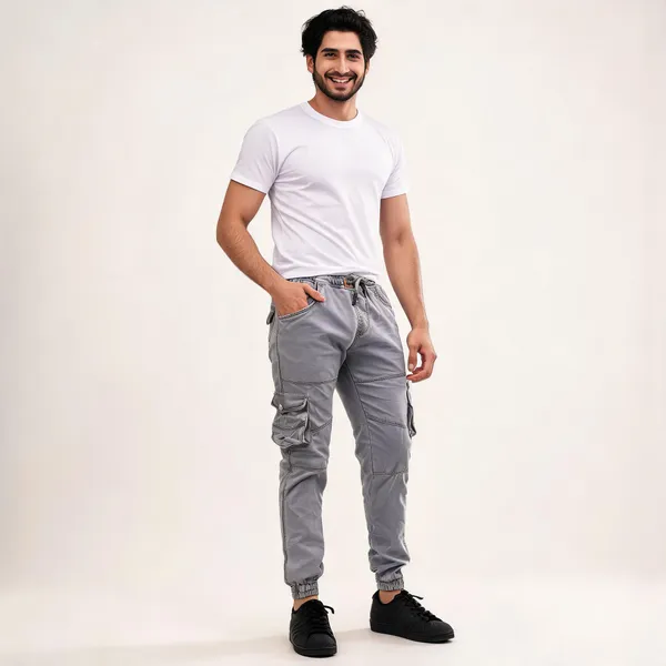 Grey_Cargo_Jogger_Pants_For_Men