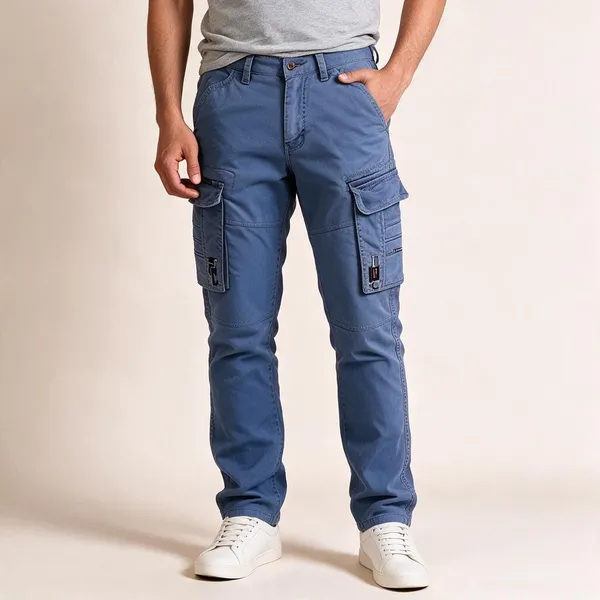Sky_Blue_Cotton_Regular_Fit_Cargo_Pants_For_Men