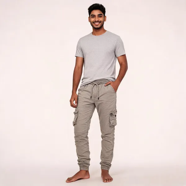 Grey_Cotton_Cargo_Jogger_Pants_For_Men