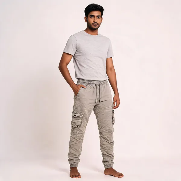 Grey_Cotton_Cargo_Jogger_Pants_For_Men