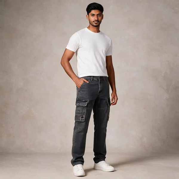 Dark_Grey_Cotton_Regular_Fit_Cargo_Pants_For_Men
