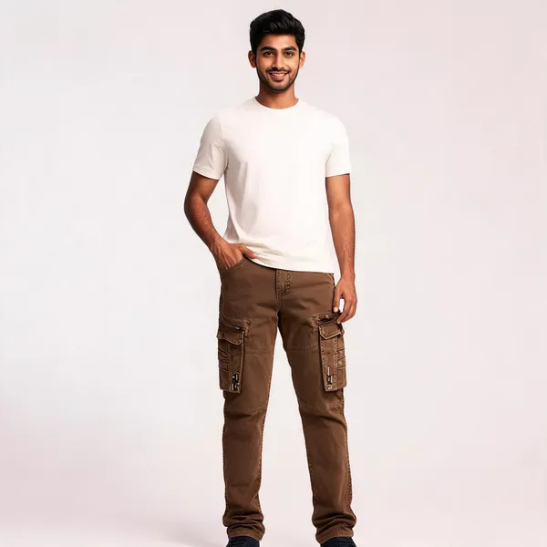 Brown_Cargo_Joggers_Pants_For_Men