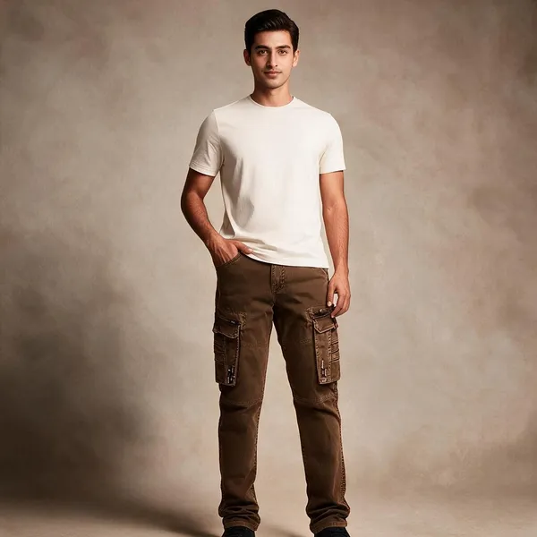 Brown_Cotton_Regular_Fit_Cargo_Pants_For_Men