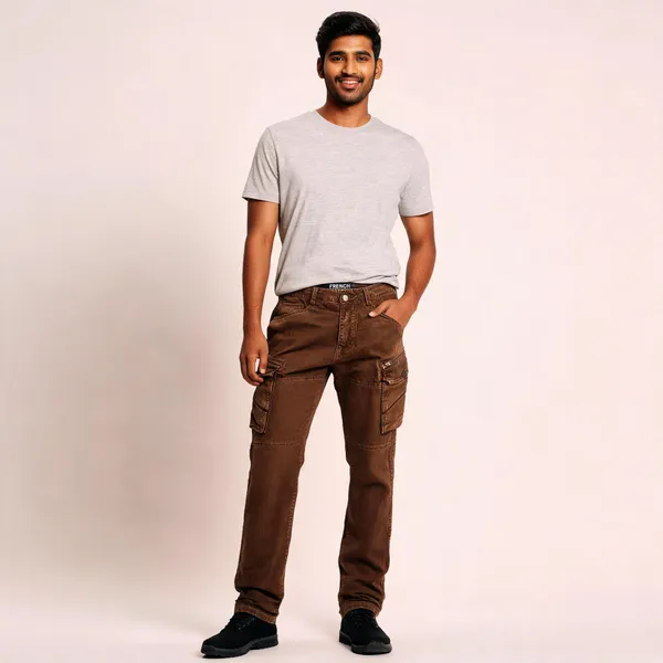 Brown_Cargo_Pantsfor_Men