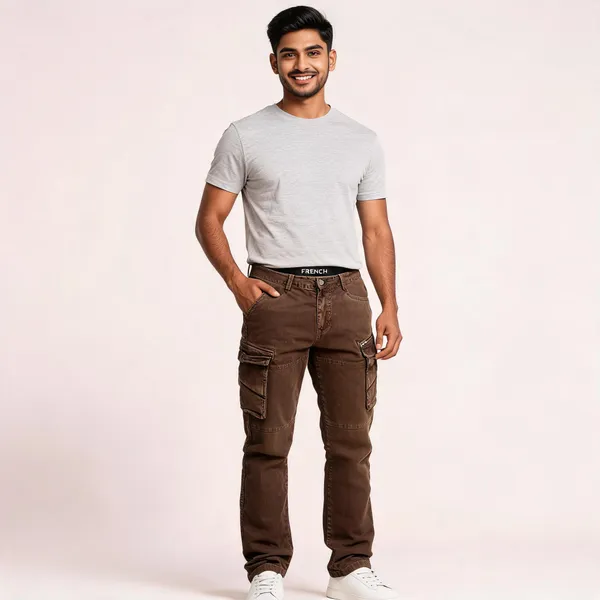 Brown_Cargo_Pantsfor_Men