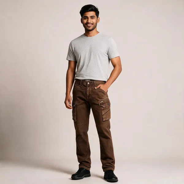 Brown_Cotton_Regular_Fit_Cargo_Pants_For_Men