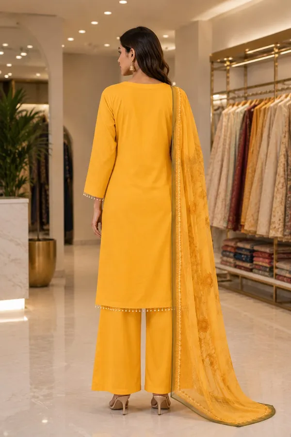 Yellow_Silk_Embroidered_Straight_Kurta_Set_For_Women