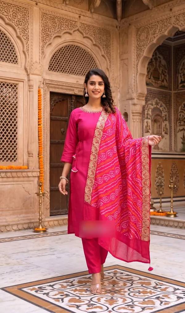 Pink_Cotton_Printed_Straight_Kurta_Set_For_Women