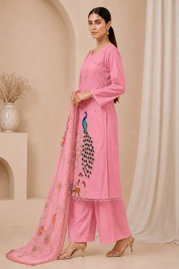 Pink_Silk_Embroidered_Straight_Kurta_Set_For_Women
