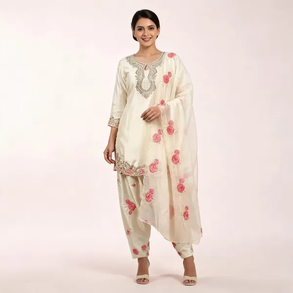 Ivory_Satin_Embroidered_Straight_Salwar_Suit_Set_For_Women