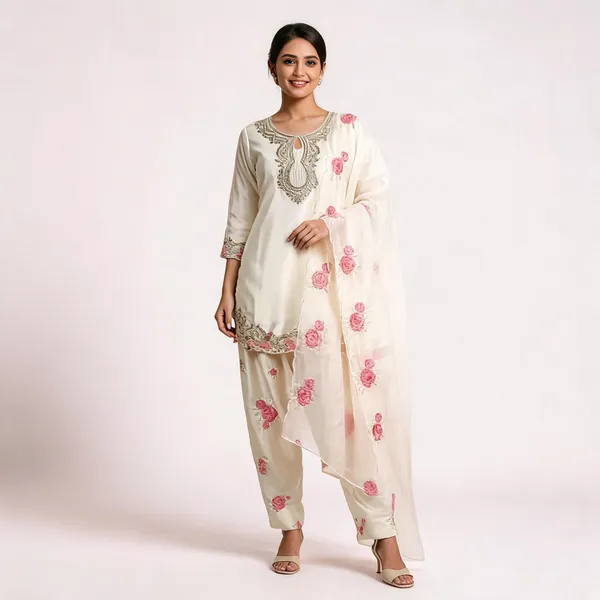 Ivory_Satin_Embroidered_Straight_Salwar_Suit_Set_For_Women