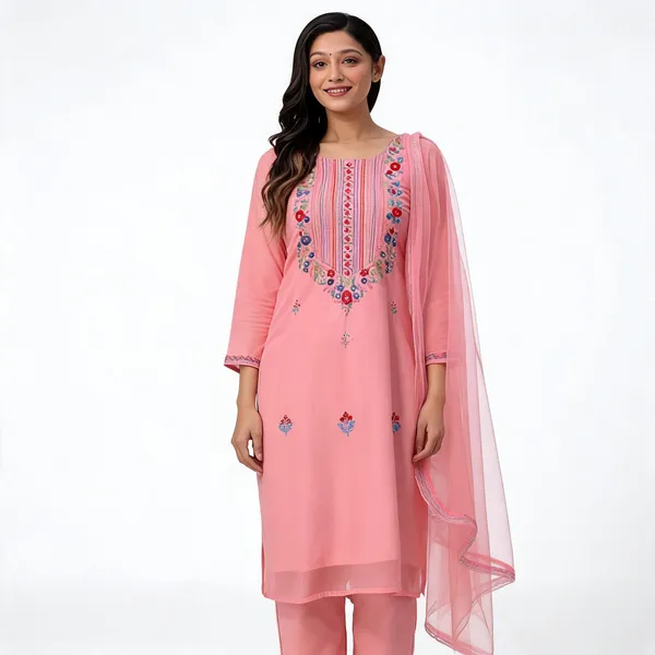 Pink_Chanderi_Silk_Embroidered_Straight_Kurta_Set_For_Women