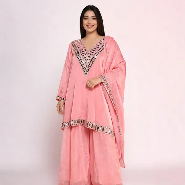 Pink_Silk_Anarkali_Embellished_Suit_Set_For_Women