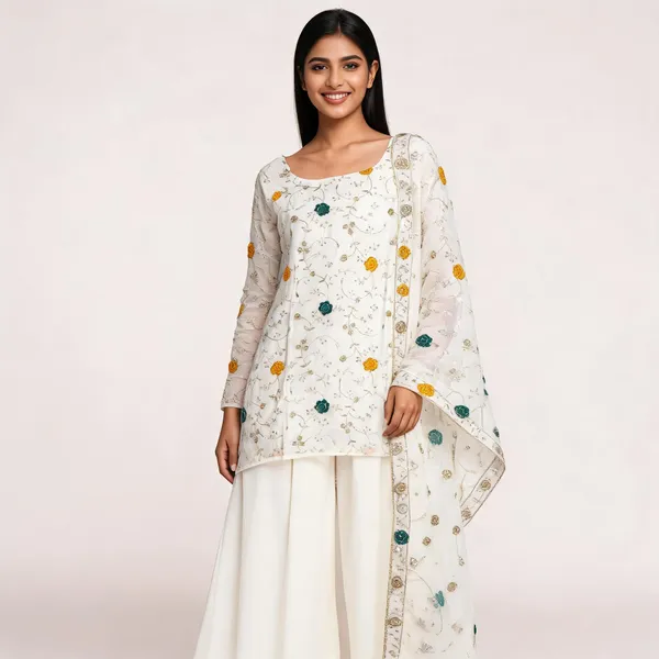 White_Silk_Straight_Embroidered_Kurta_Set_For_Women