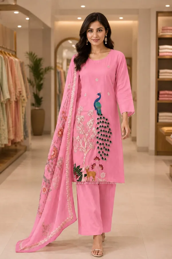 Pink_Silk_Embroidered_Straight_Kurta_Set_For_Women