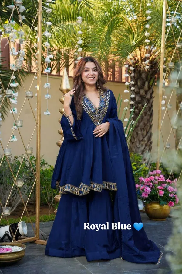 Royal_Blue_Silk_Anarkali_Suit_Set_For_Women