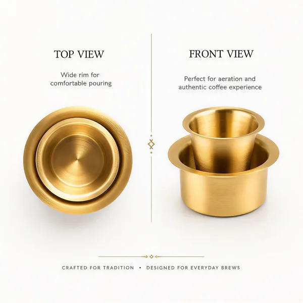 Brass_Coffee_Tumbler_With_Saucer_Set