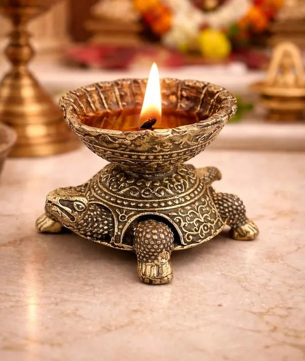 Brass_Turtle_Diya_Oil_Lamp