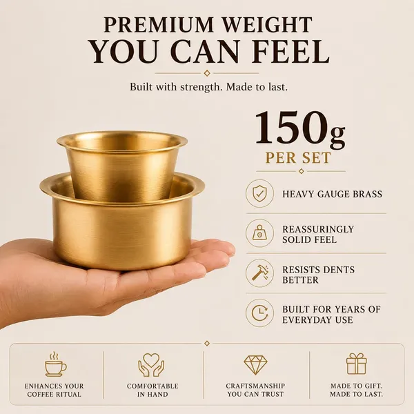 Brass_Coffee_Tumbler_With_Saucer_Set(Set_of_2)