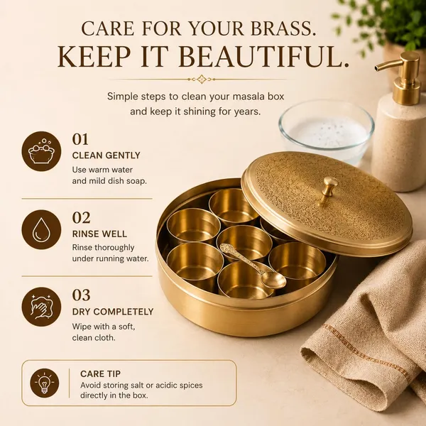 Brass_Masala_Box_With_Spoon_And_Containers