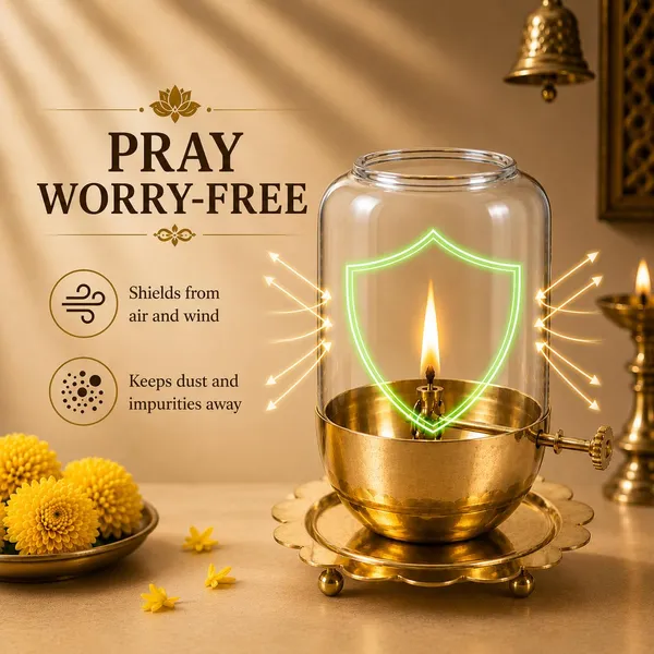 Brass_Oil_Lamp_With_Glass_Cover