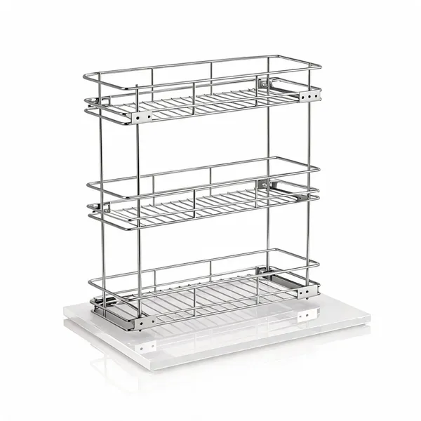 Metal_Chrome_3_Tier_Pull-Out_Kitchen_Cabinet_Storage_Rack