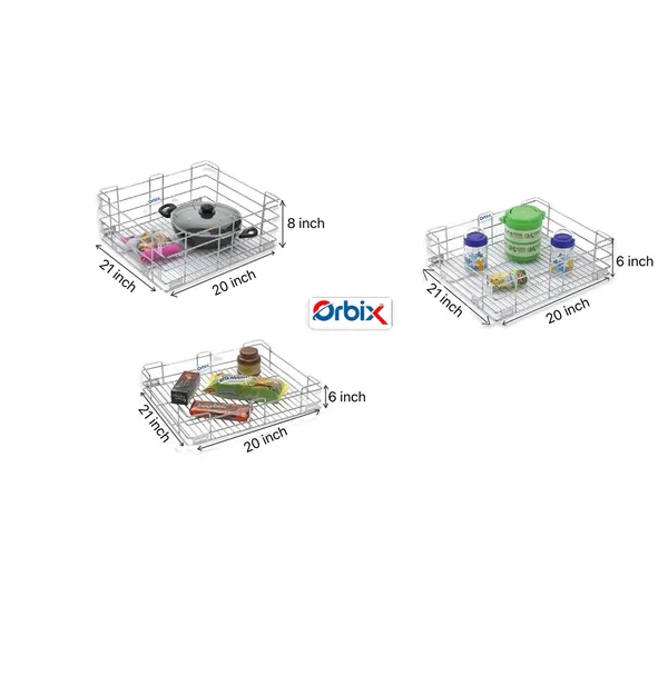 Orbix_kitchen_rack_stainless_steel_set_of_combo(21/20inch)_4"plain/6"plain/8"plain_Metal_Kitchen_Cabinet_(Finish_Color_-_ss,_Pre-assembled)
