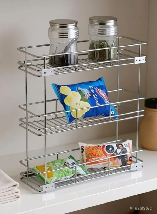 Metal_Chrome_3_Tier_Pull-Out_Kitchen_Cabinet_Storage_Rack