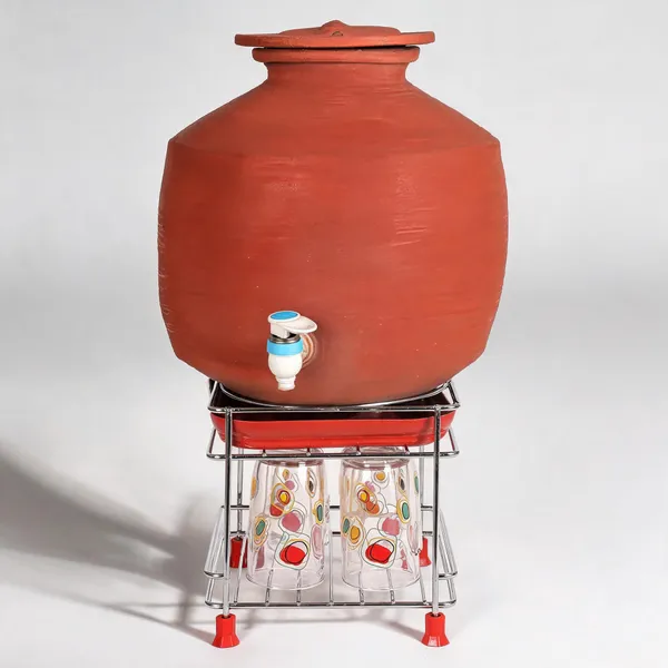 Terracotta_Traditional_Water_Dispenser_With_Stand