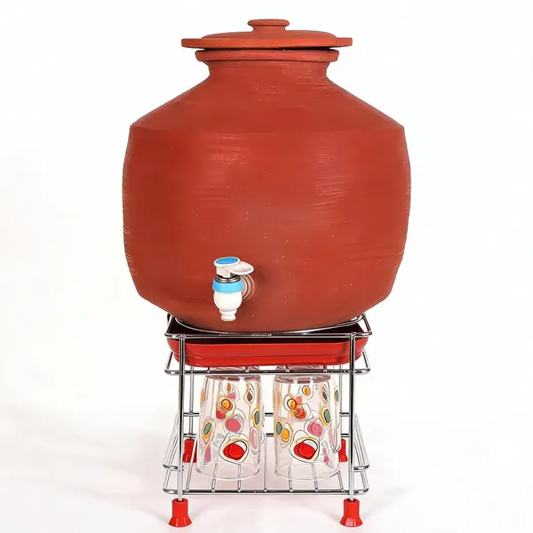 Terracotta_Traditional_Water_Dispenser_With_Stand