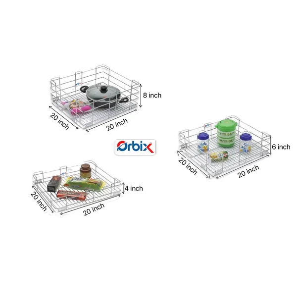 Orbix_kitchen_rack_stainless_steel_set_of_combo(20/20inch)_4"plain/6"plain/8"plain_Metal_Kitchen_Cabinet_(Finish_Color_-_ss,_Pre-assembled)