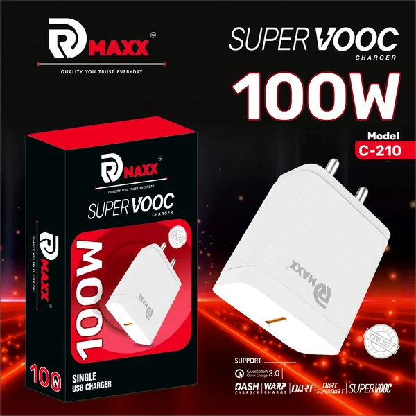 RD_Maxx_Super_Vooc_100W_SuperVooc_Charging_&_cable