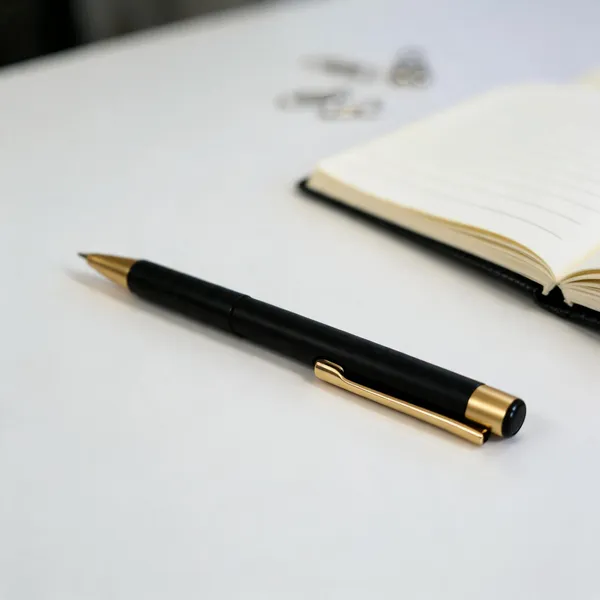 Black_Gold-Tone_Ballpoint_Pen_With_Clip