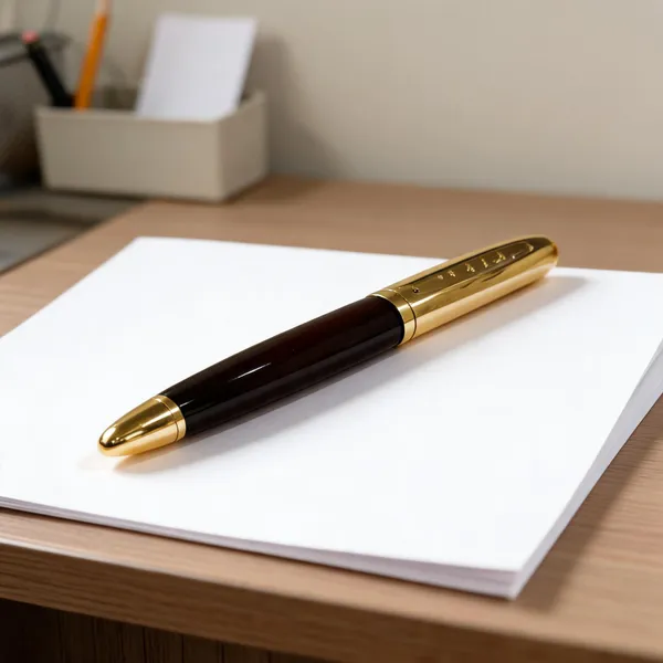 Black_Gold-Tone_Glossy_Roller_Pen