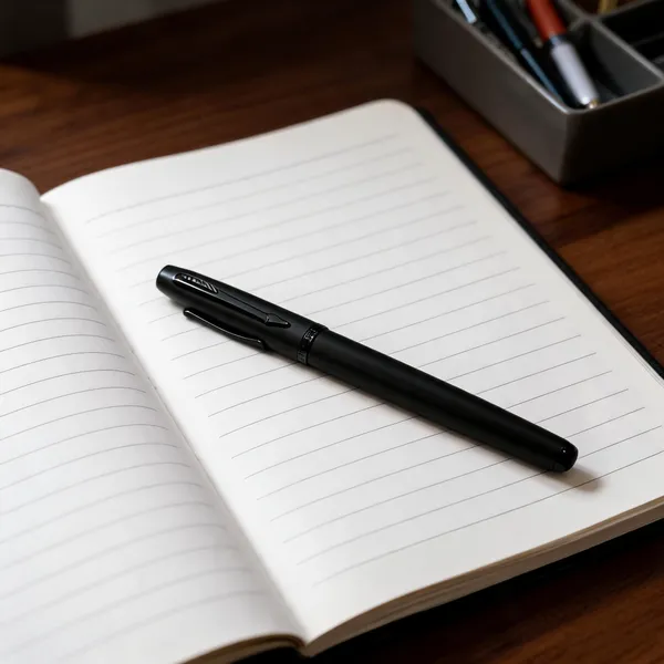 Black_Capped_Roller_Pen_With_Pocket_Clip