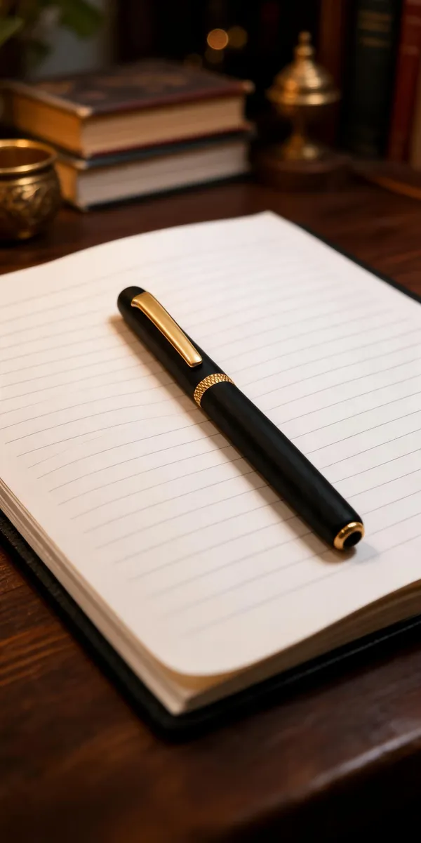 Black_Gold-Tone_Textured_Capped_Roller_Pen
