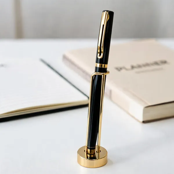 Black_Gold-Tone_Capped_Roller_Pen_With_Clip