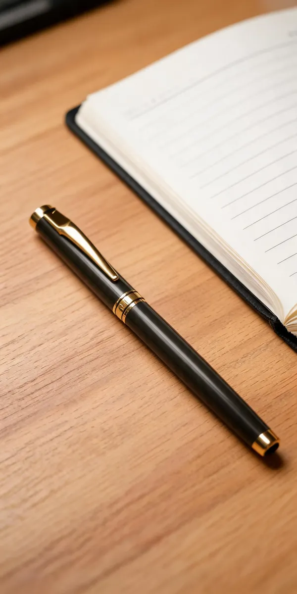 Black_Gold-Tone_Capped_Roller_Pen