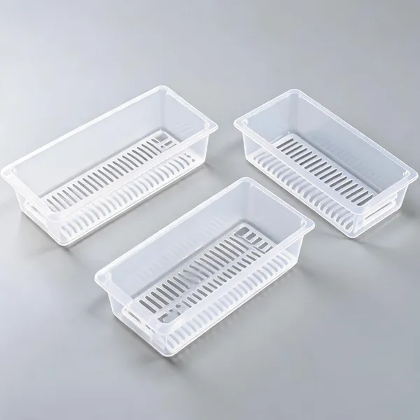 Plastic_White_Refrigerator_Vegetable_Storage_Box_With_Drain_Tray_Set_Of_3