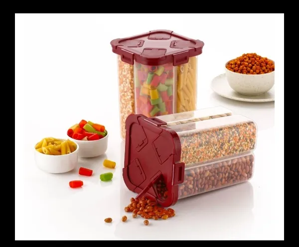 Plastic_Transparent_4-Section_Airtight_Food_Storage_Container_2500Ml