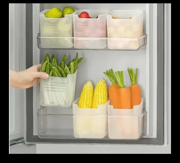 Plastic_Transparent_Refrigerator_Door_Storage_Organizer_Set_Of_6