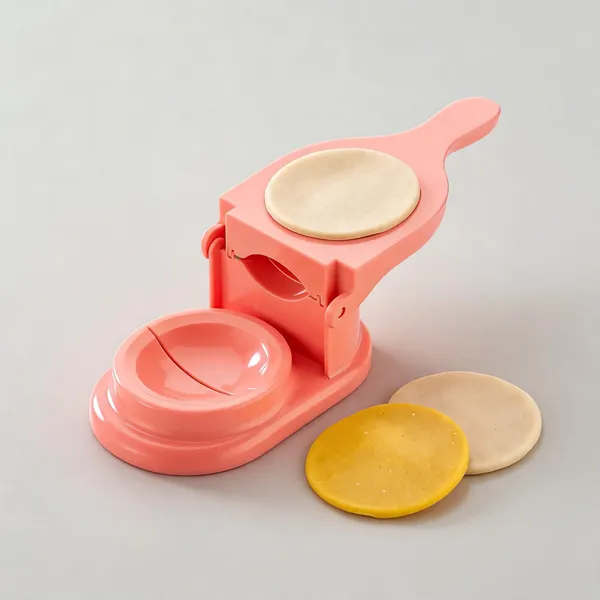 Peach_Plastic_2-In-1_Gujiya_Maker_And_Puri_Press