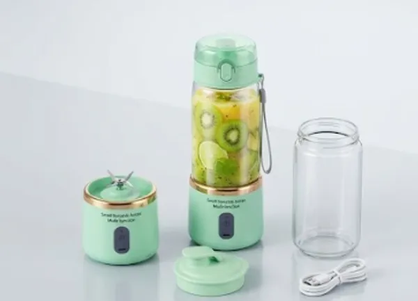 Sea_Blue_Plastic_Usb_Rechargeable_Portable_Juicer_Blender_400Ml_6_Blades