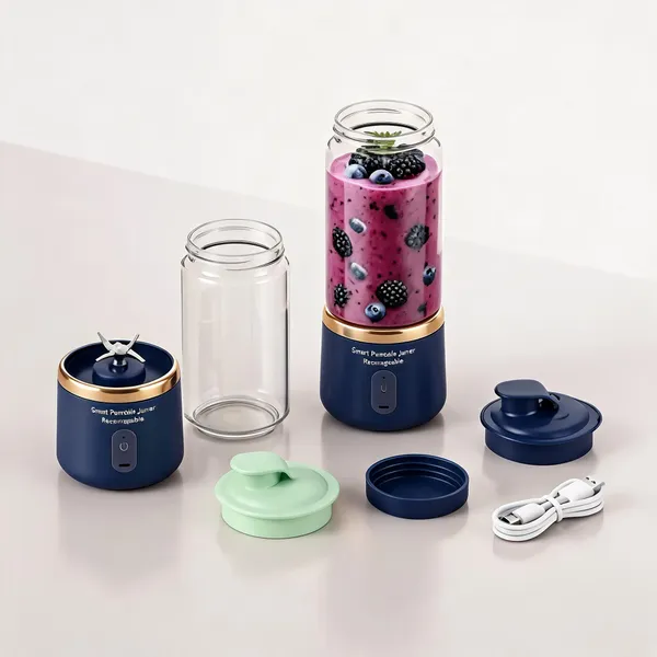 Blue_Plastic_Usb_Rechargeable_Portable_Juicer_Blender_400Ml_6_Blades