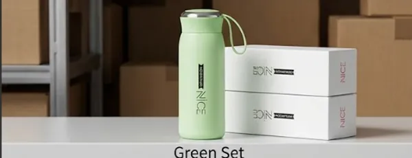 Glass_Inner_Plastic_Insulated_Vacuum_Flask_400Ml_Green