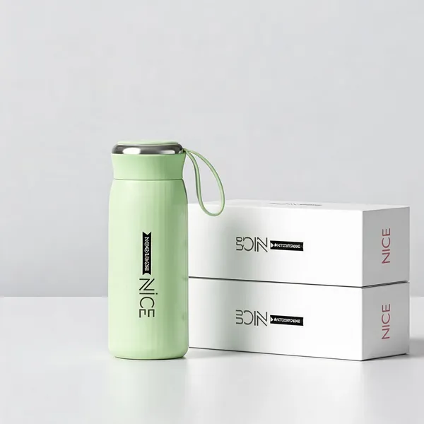 Glass_Inner_Plastic_Insulated_Vacuum_Flask_400Ml_Green