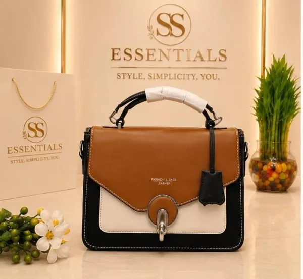 Black_&_Tan_Pure_Leather_Structured_Handbag_For_Women