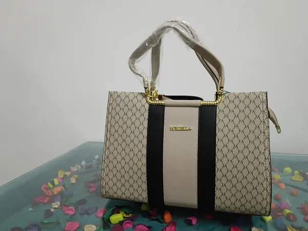 Beige_Faux_Leather_Printed_Tote_Handbag_For_Women