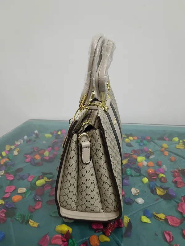 Beige_Faux_Leather_Printed_Tote_Handbag_For_Women