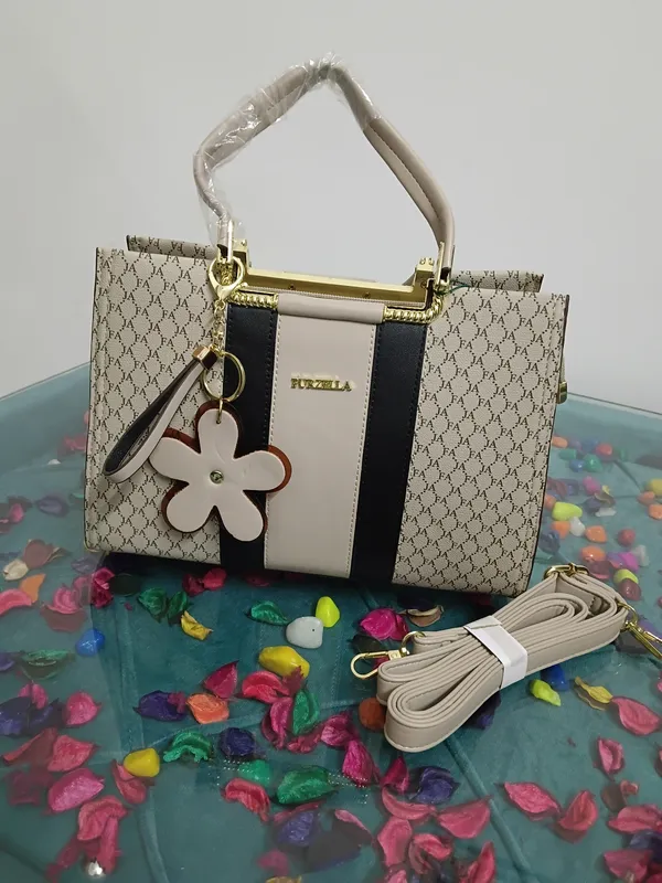 Beige_Faux_Leather_Printed_Tote_Handbag_For_Women